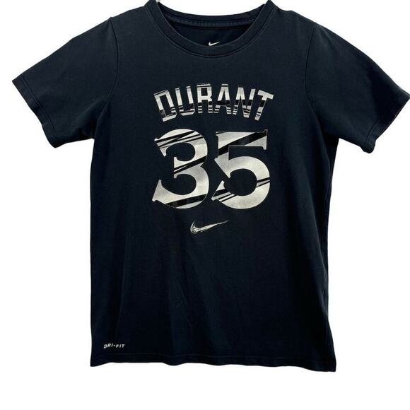 Nike Kevin Durant KD Boys Black Dri-FIT T-Shirt Size S Basketball‎ Athleisure 35 - Picture 1 of 7
